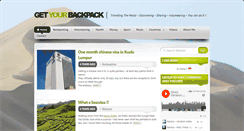 Desktop Screenshot of getyourbackpack.com